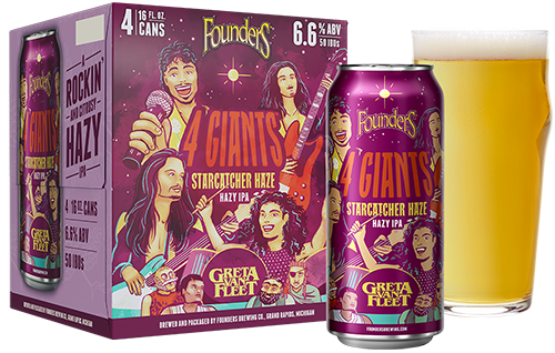 4 Giants Starcatcher haze can, draft and package
